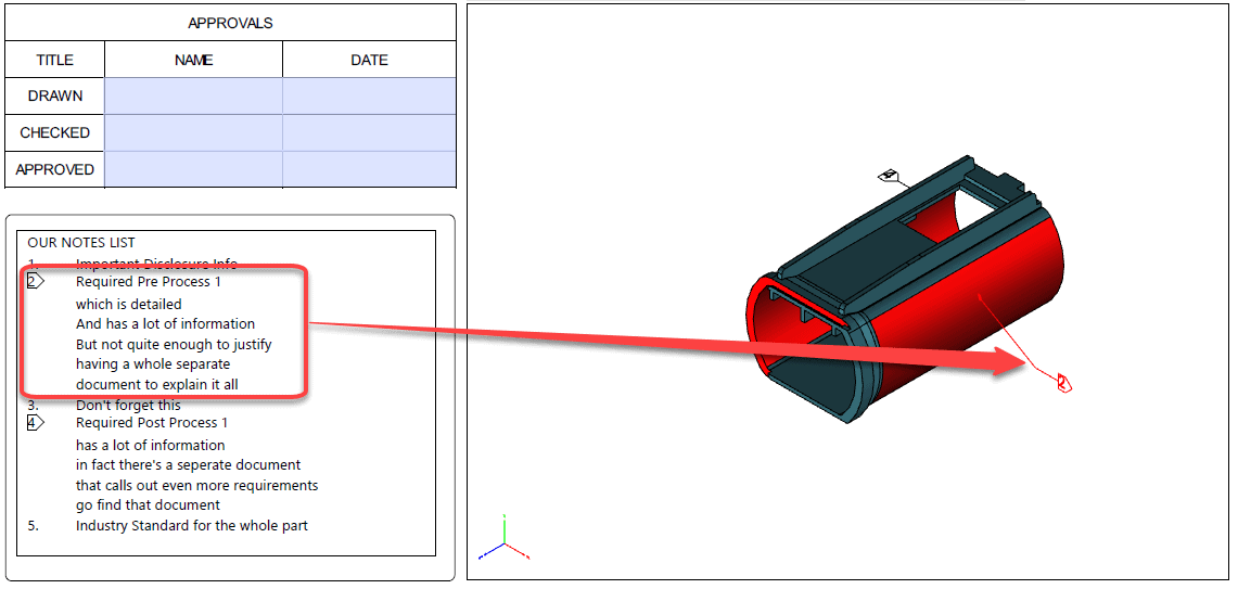 , SOLIDWORKS MBD Flag Notes in the Bank