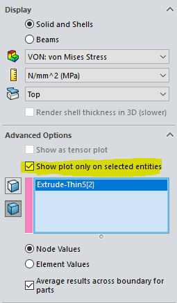 , SOLIDWORKS Simulation: Result Plot Tips