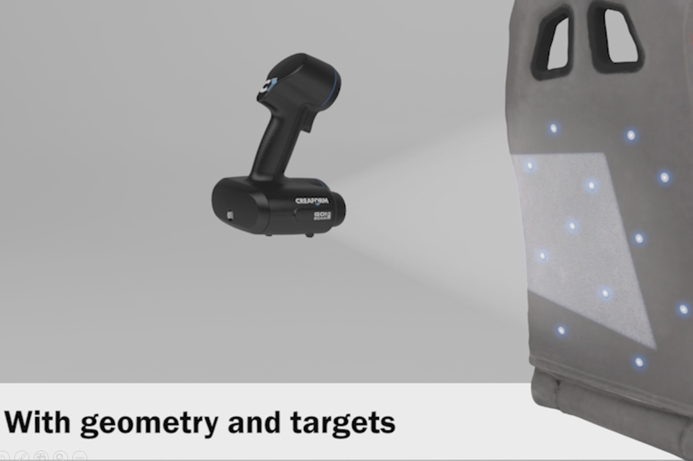 , Creaform portable 3D scanner tracking, Go!SCAN