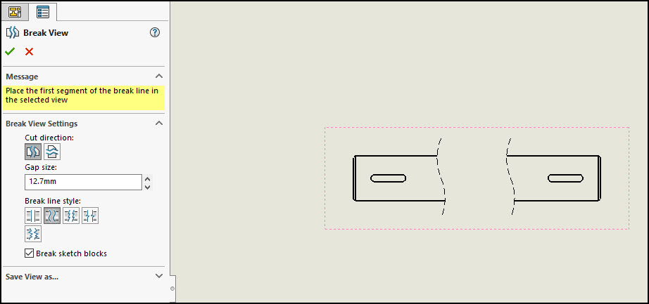 , SOLIDWORKS 2018: Break View Drawing Tips