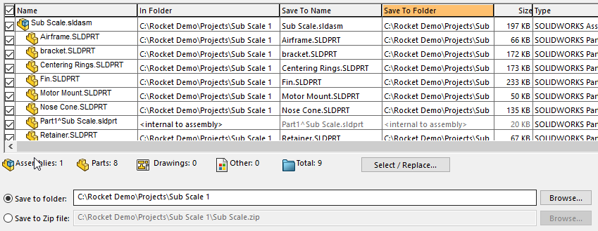 SOLIDWORKS Pack and Go