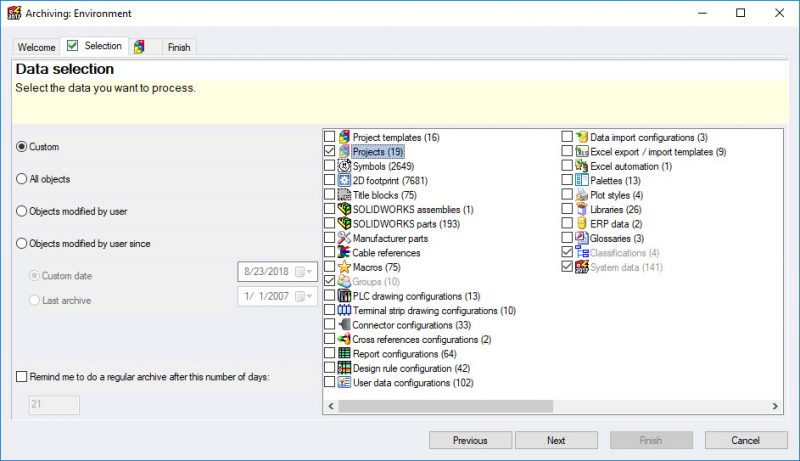 , SOLIDWORKS Schematic: Future Upgrades and Disaster Recovery