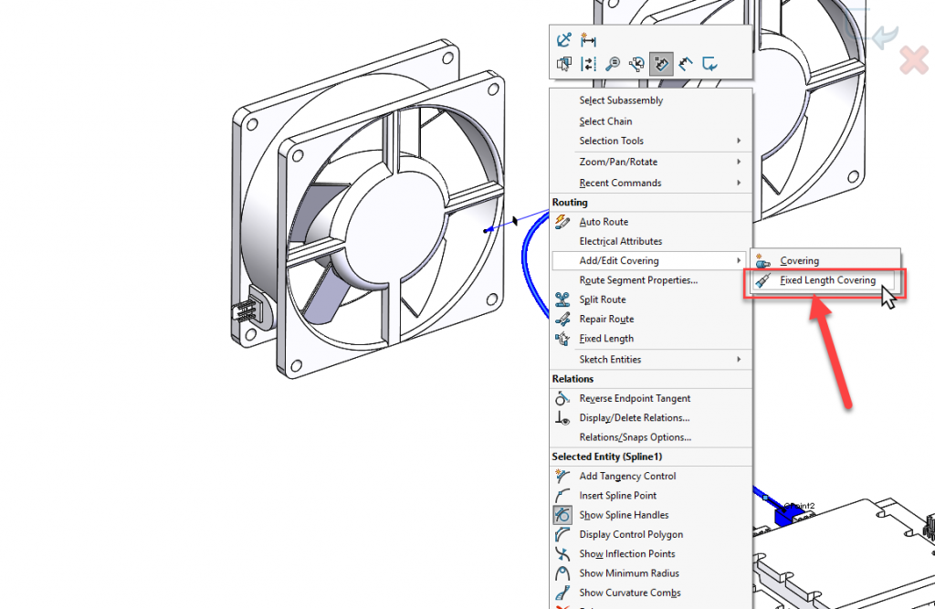 , SOLIDWORKS 2019 What&#8217;s New &#8211; Creating Fixed Length Coverings &#8211; #SW2019