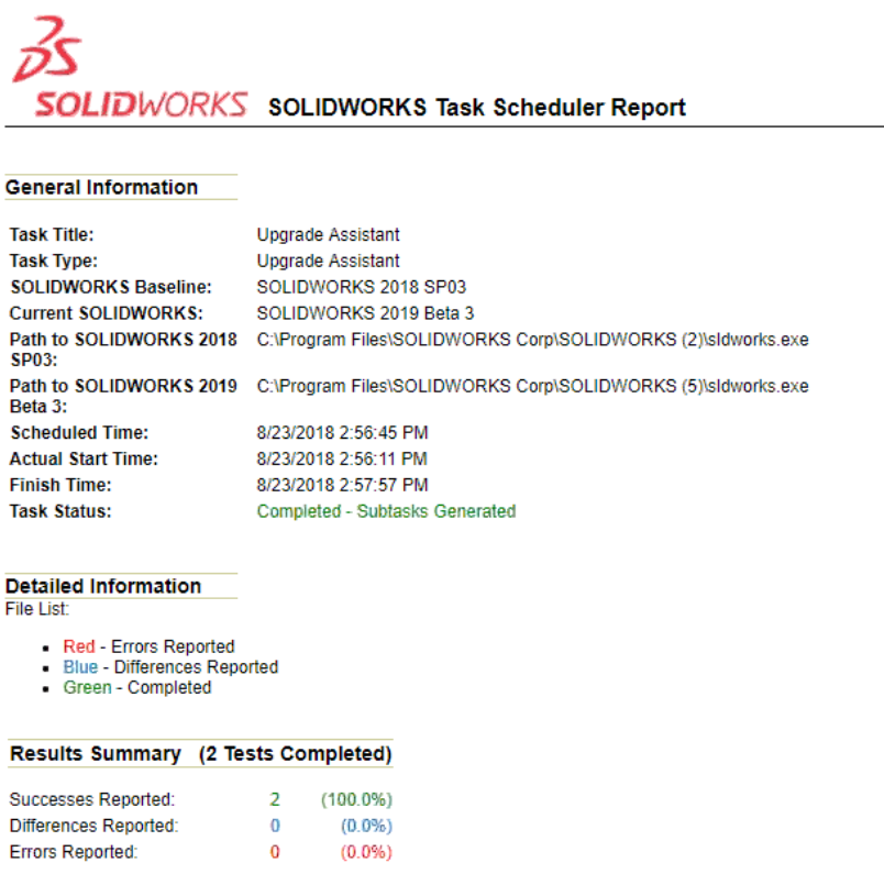 , SOLIDWORKS 2019 What&#8217;s New &#8211; Comparing Geometry in Upgrade Assistant #SW2019