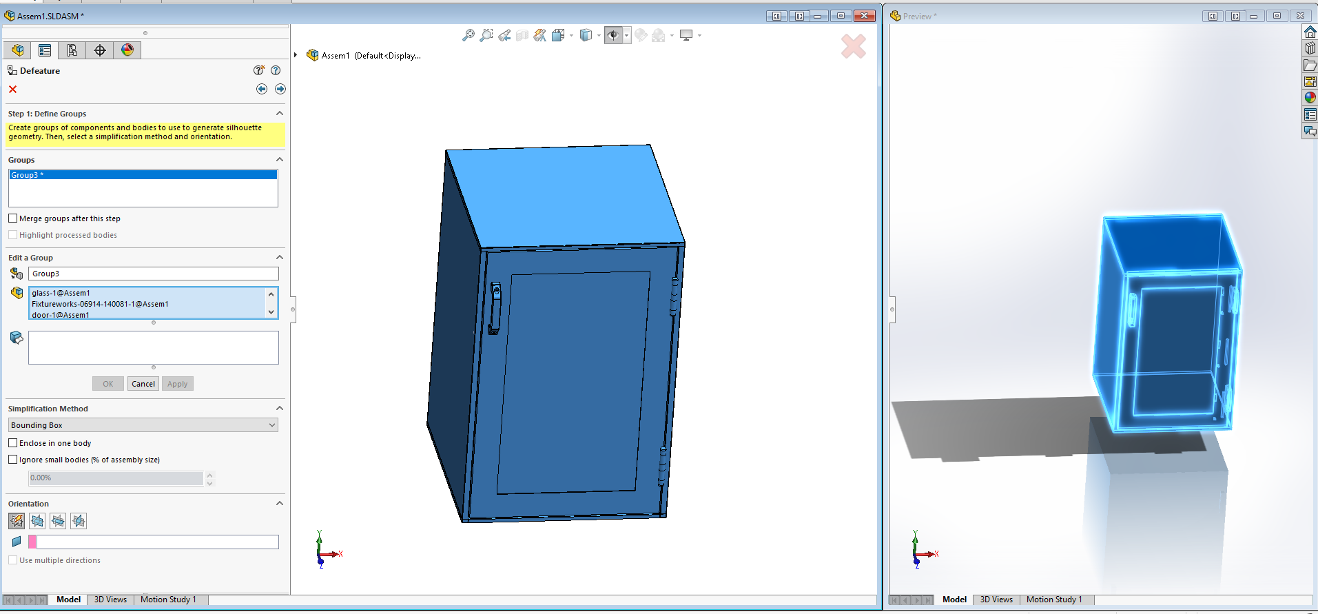 , SOLIDWORKS 2019 What’s New – Defeature Property Manager – #SW2019