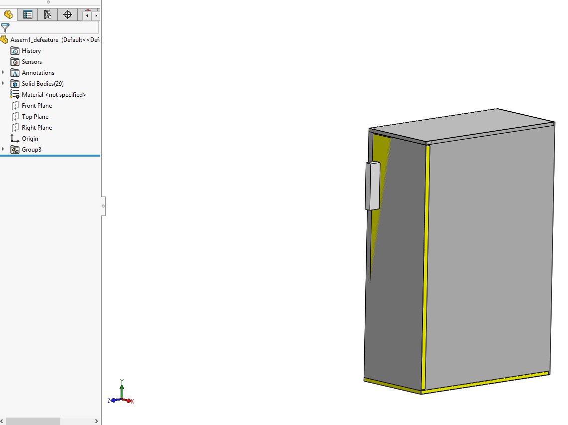 , SOLIDWORKS 2019 What’s New – Defeature Property Manager – #SW2019