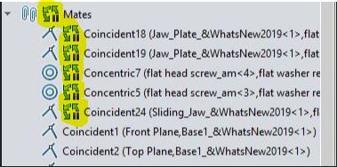 , SOLIDWORKS 2019 What’s New – Mates &#8211; Automatically Lock Rotation/Disabling Automatic Mate Updates in Toolbox – #SW2019