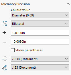 , SOLIDWORKS 2019 What’s New – Specifying Tolerances for Hole Wizard Holes – #SW2019