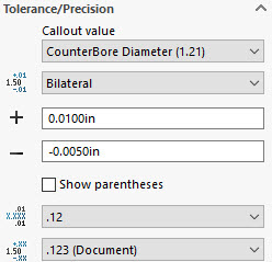 , SOLIDWORKS 2019 What’s New – Specifying Tolerances for Hole Wizard Holes – #SW2019