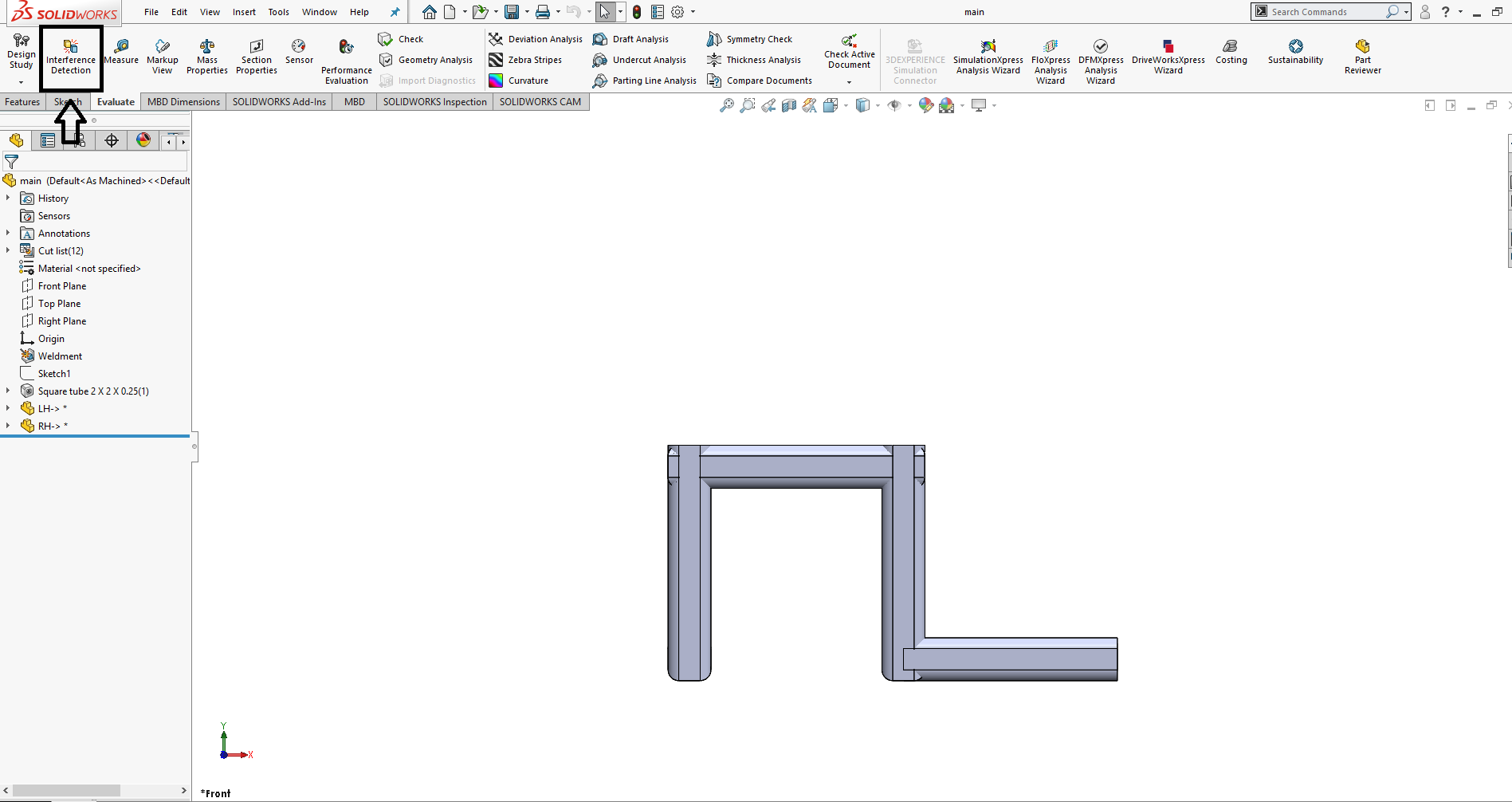 , SOLIDWORKS 2019 What’s New – Interference Detection in Multi-Body Parts – #SW2019