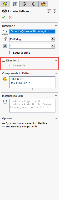 , SOLIDWORKS 2019 What’s New – Patterns-Assembly – #SW2019