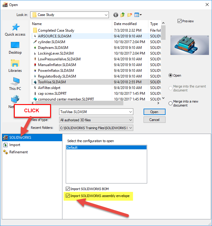 , SOLIDWORKS 2019 What’s New – Importing Assembly Envelopes Option and PMI DATA in SOLIDWORKS Composer – #SW2019