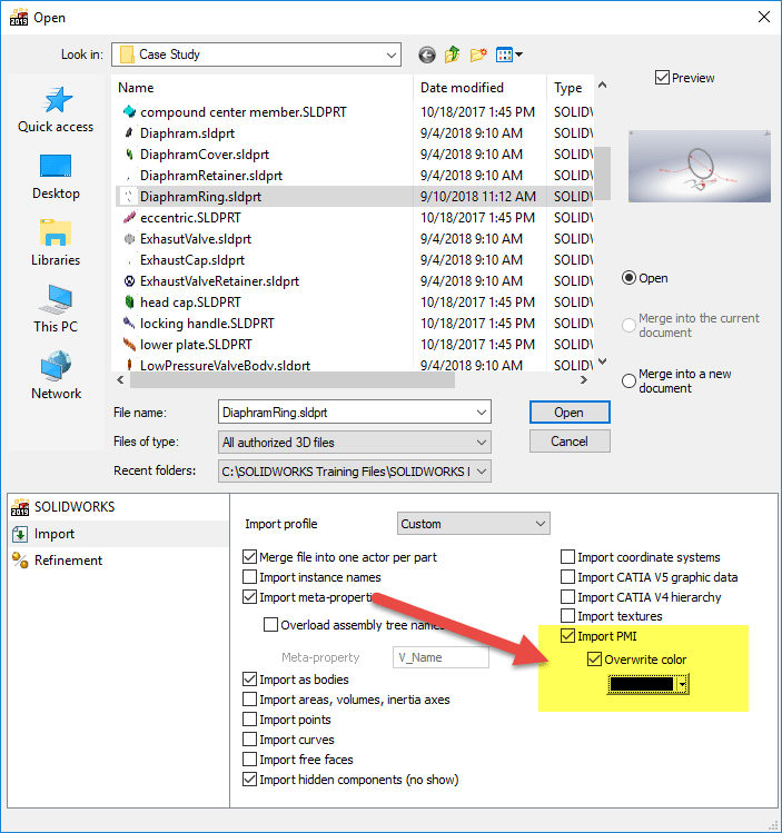 , SOLIDWORKS 2019 What’s New – Importing Assembly Envelopes Option and PMI DATA in SOLIDWORKS Composer – #SW2019