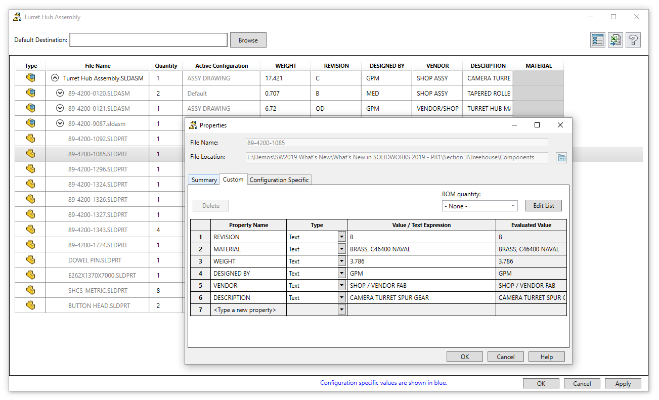 , SOLIDWORKS 2019 What’s New – Treehouse – #SW2019