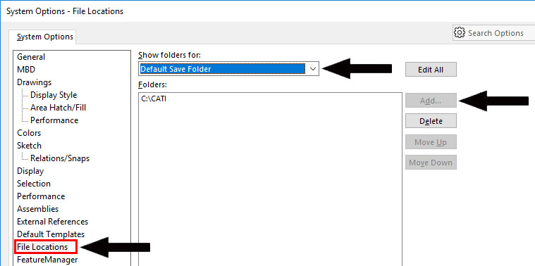 , SOLIDWORKS 2019 What’s New – Recent Documents Improvements, Default Save Folder, Improved Preview for Minimized Documents – #SW2019