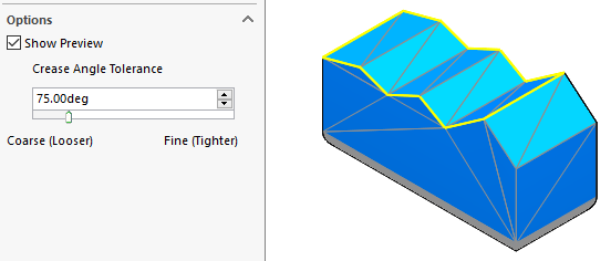 , SOLIDWORKS 2019 What’s New – Segmented Imported Mesh Body Tool – #SW2019