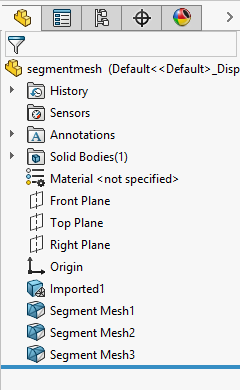 , SOLIDWORKS 2019 What’s New – Segmented Imported Mesh Body Tool – #SW2019