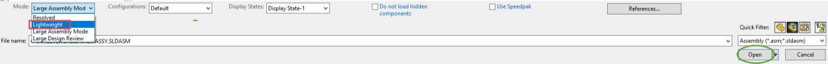 , SOLIDWORKS 2019 What’s New – Lightweight Mode Enhancements – #SW2019