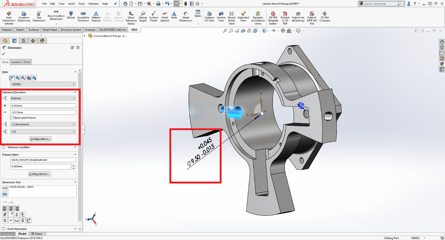 , SOLIDWORKS 2019 What’s New – Configuring the Precision of Dimensions and Tolerances – #SW2019