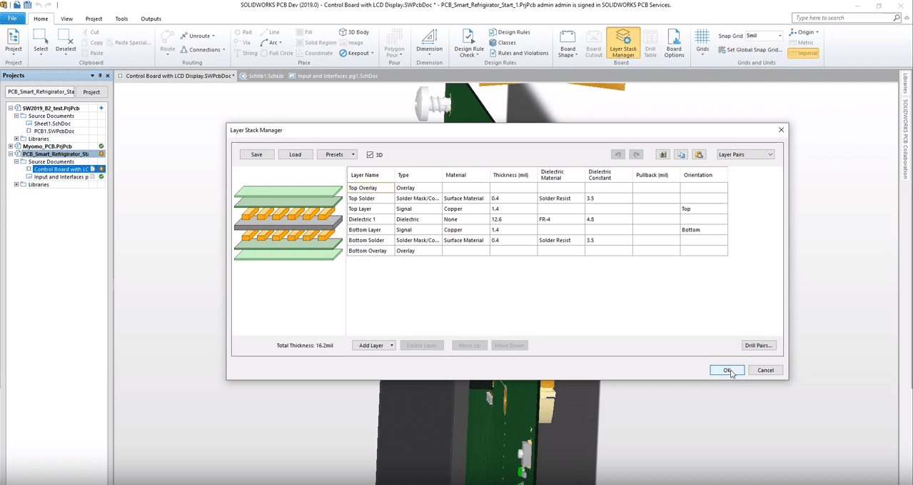 SOLIDWORKS PCB 2019