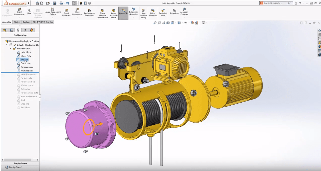 SOLIDWORKS 2019 Exploded View