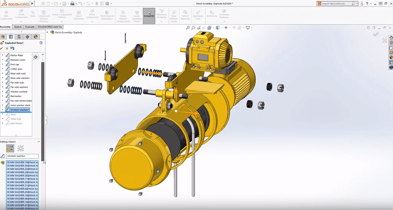 SOLIDWORKS 2019 Exploded View