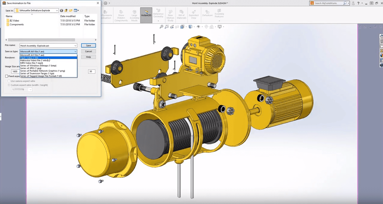 SOLIDWORKS 2019 Exploded View