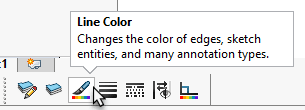 Line Color Button
