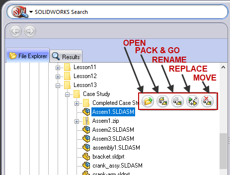 , Exploring SOLIDWORKS Explorer