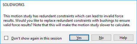 , SOLIDWORKS Motion Joint Forces