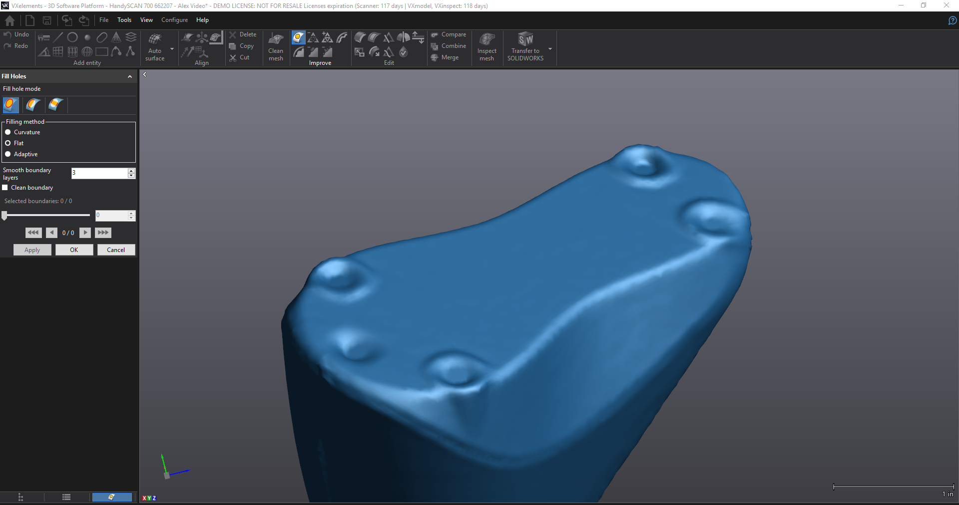 , Tips and Tricks for VX Model: Patching Holes