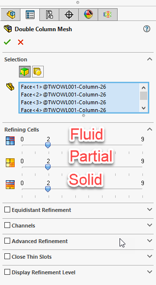 Local Mesh options