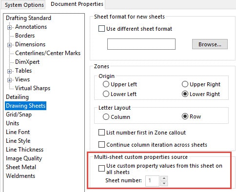 , SOLIDWORKS &#8211; Multiple Parts In a Single Drawing