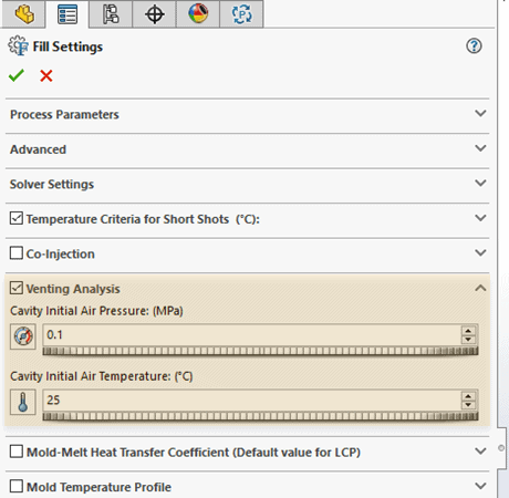 , SOLIDWORKS Plastics Venting Analysis