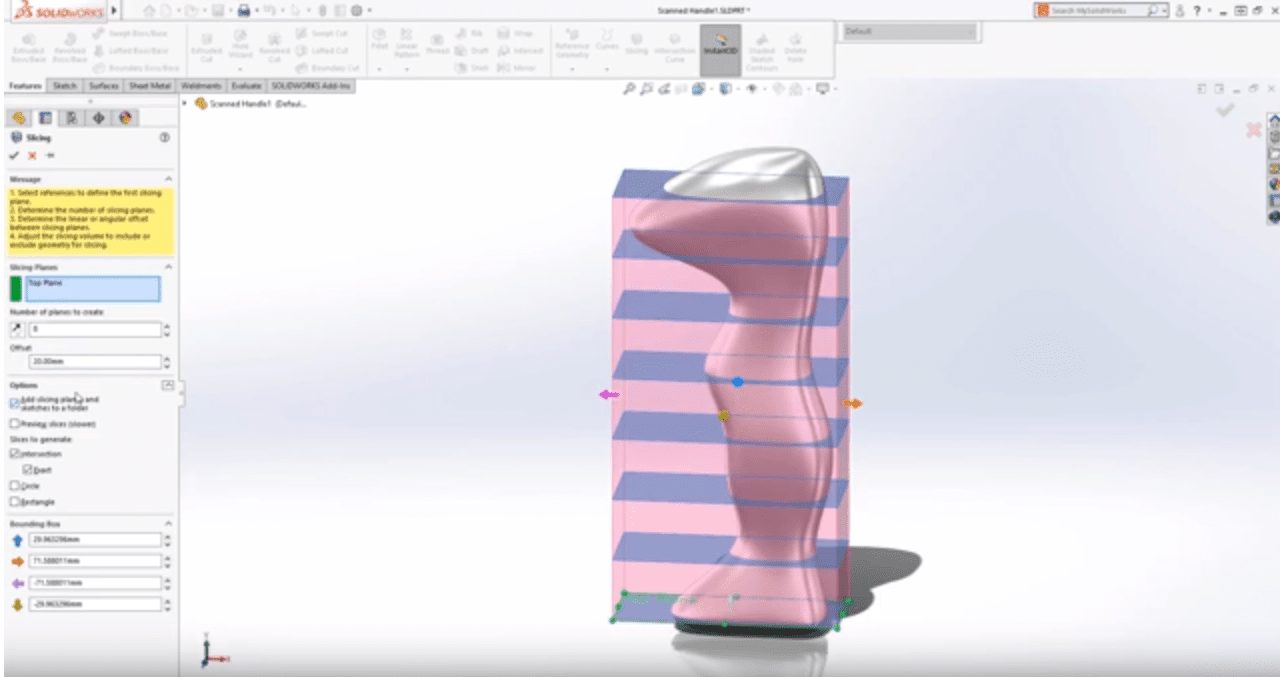 SOLIDWORKS 2019 mesh data file