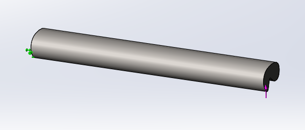 , SOLIDWORKS Simulation: Reaction Moment Using Solid Element