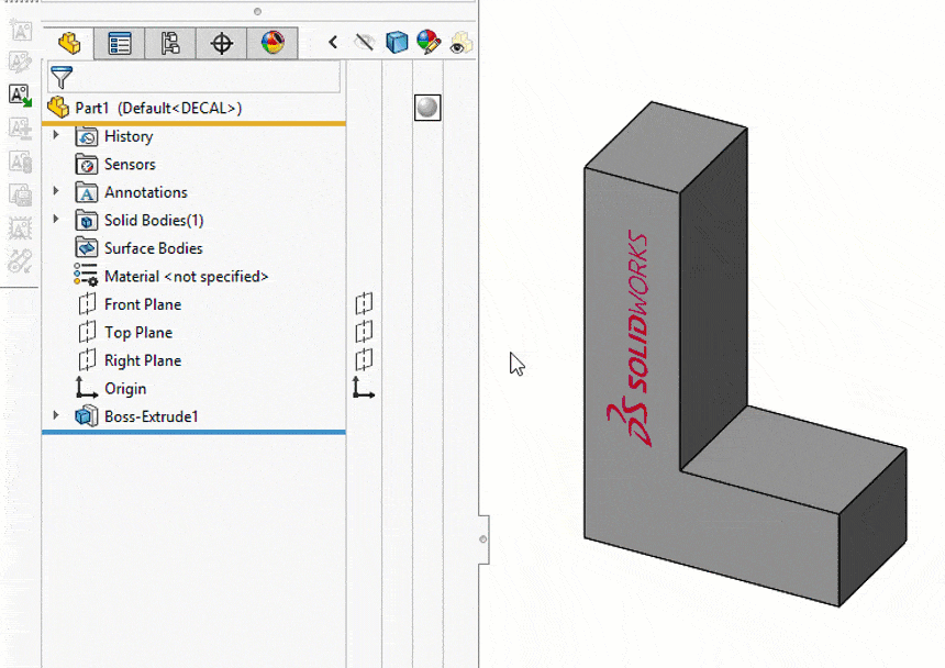 , SOLIDWORKS: Display A Decal On A 2D Drawing With Style