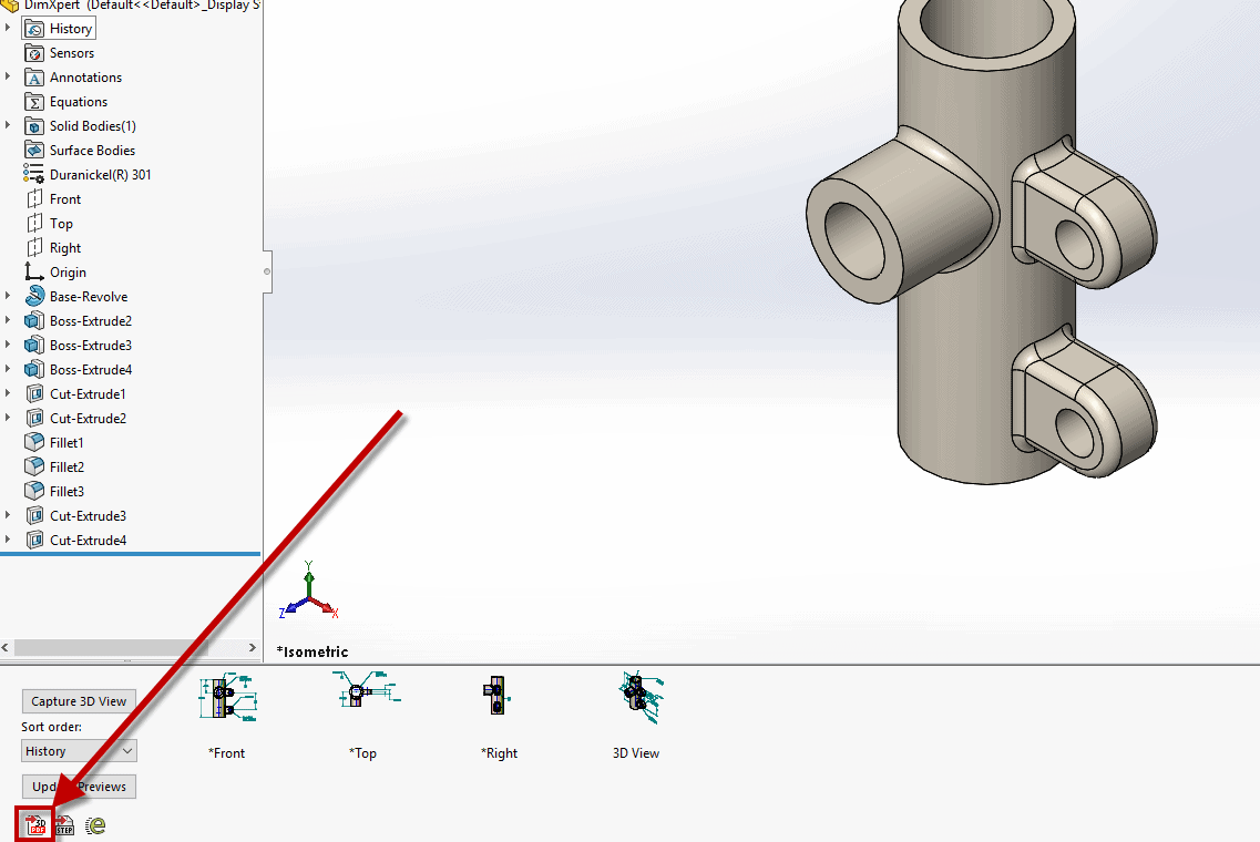 , SOLIDWORKS MBD: Attaching a file to a 3D PDF