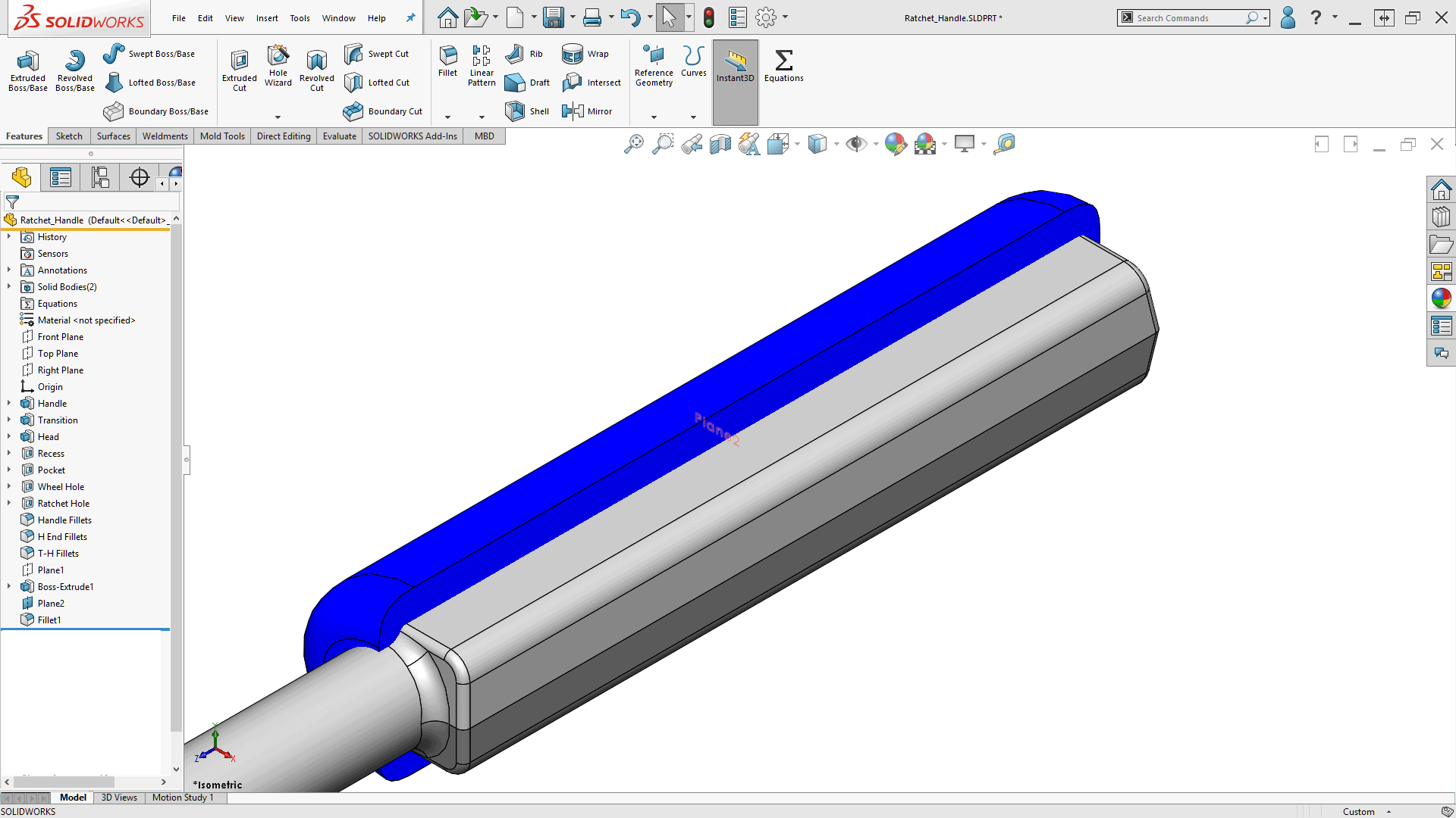 , SOLIDWORKS Deform Tool: Creating an Over-mold