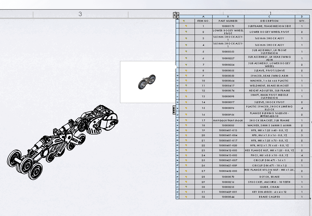 , Promoting Components In a SOLIDWORKS Bill of Materials