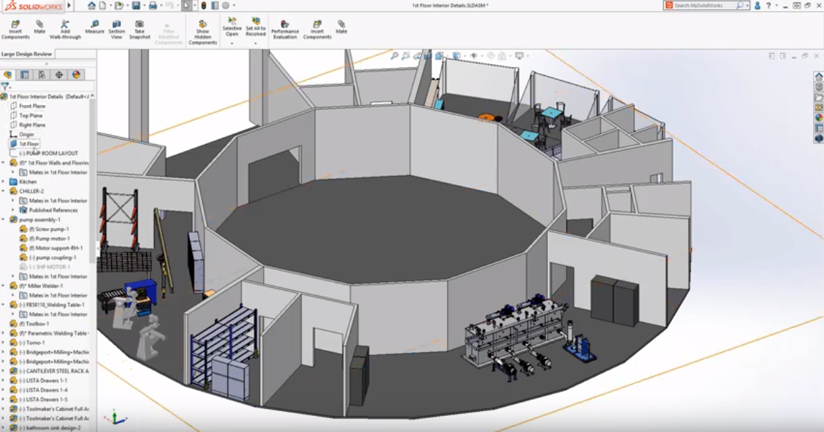 SOLIDWORKS Large Design review