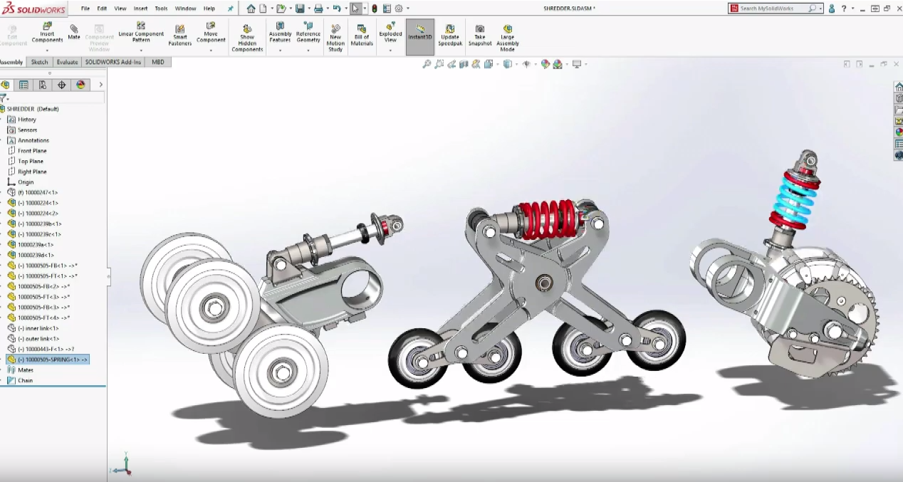 SOLIDWORKS 2020 flexible parts