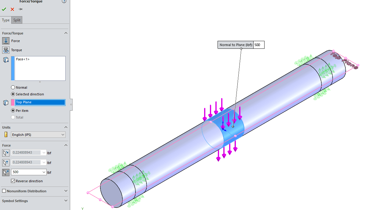 , Simulation Walkthrough: Trebuchet cross beam analysis