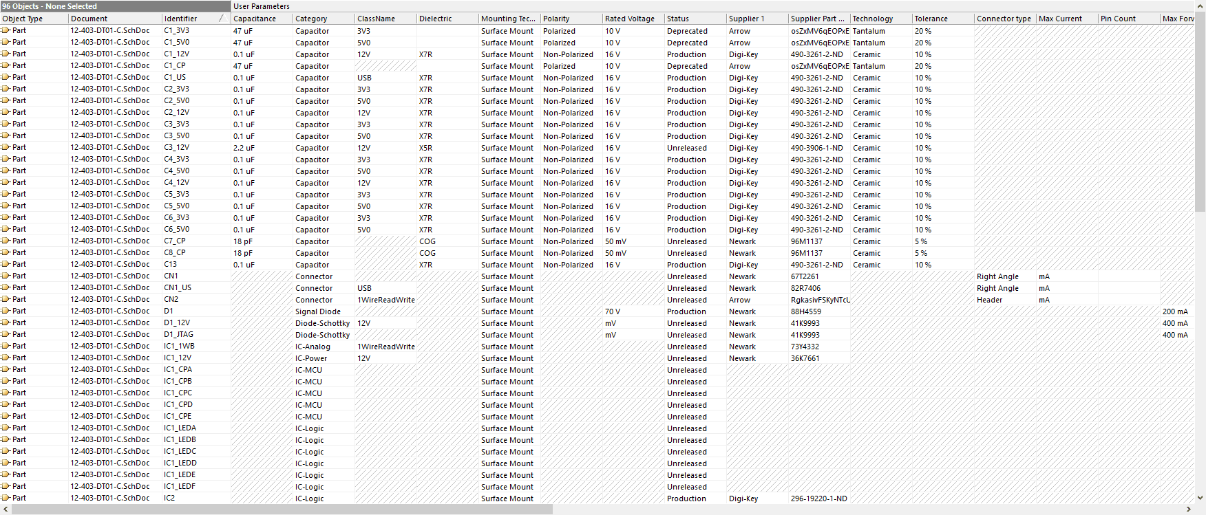 , SOLIDWORKS PCB: Global Editing of Component Parameters