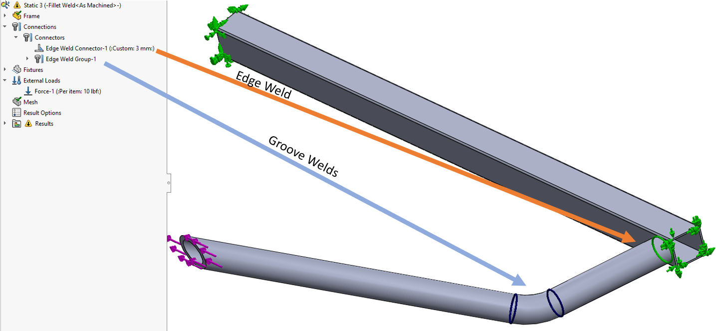 , Weld Analysis in SOLIDWORKS Simulation: Connector Series