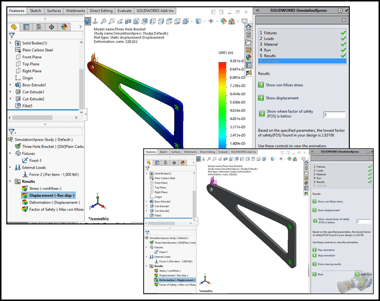, A Beginner’s Look at SOLIDWORKS SimulationXpress. Part Two