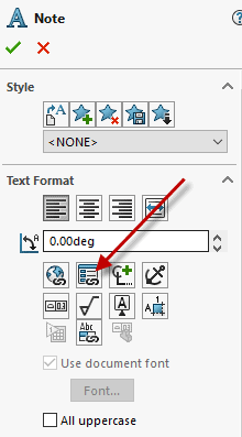 , Adding Custom Details to Balloons in SOLIDWORKS Drawings