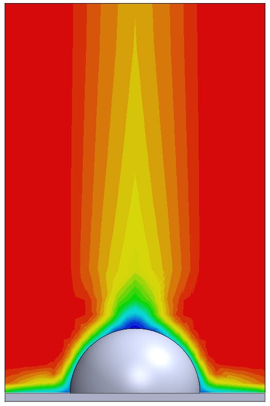 , Hot Air Goes Up, Right? Confirmed With SOLIDWORKS Flow Simulation