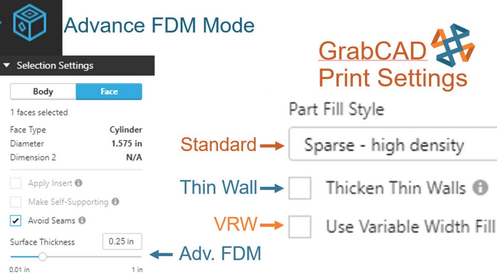 , GrabCAD Toolpaths vs. GrabCAD Advance FDM Mode Toolpaths Part 1 of 2
