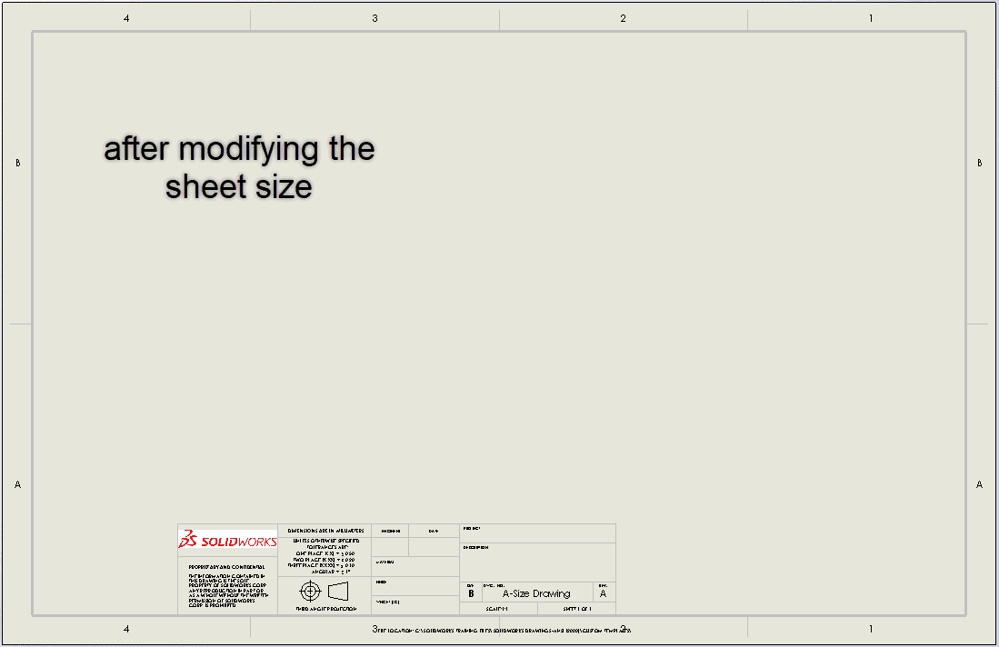, SOLIDWORKS: Creating Additional Sheet Formats and Templates